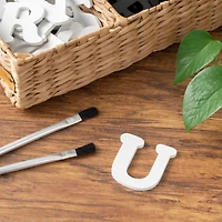 12 Pack: 2.5" White MDF Letter by Make Market®