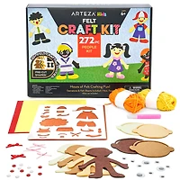 Arteza® Kids Felt Craft Kit, Puppet/People