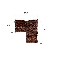 Hello Honey® Woven Bac Bac Leaf Stair Basket