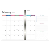 TF Publishing 2024 Pink Plum Blush & Petal Large Planner