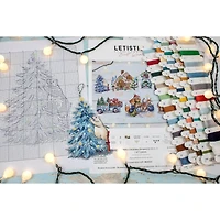 Letistitch Christmas Ornaments Counted Cross Stitch Kit