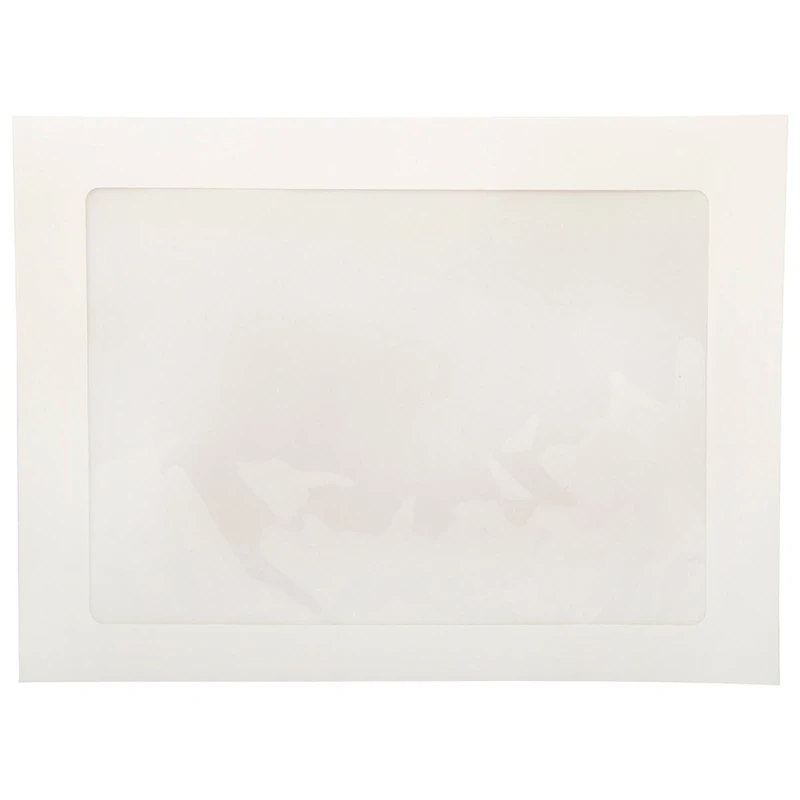 JAM Paper 9" x 12" White Booklet Commercial Window Envelopes