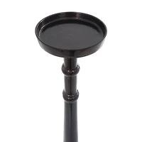 Aluminum Tall Floor Pillar Candle Holder Set