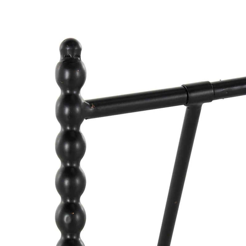 9" x 11" Black Metal Abstract Wide Display Easel