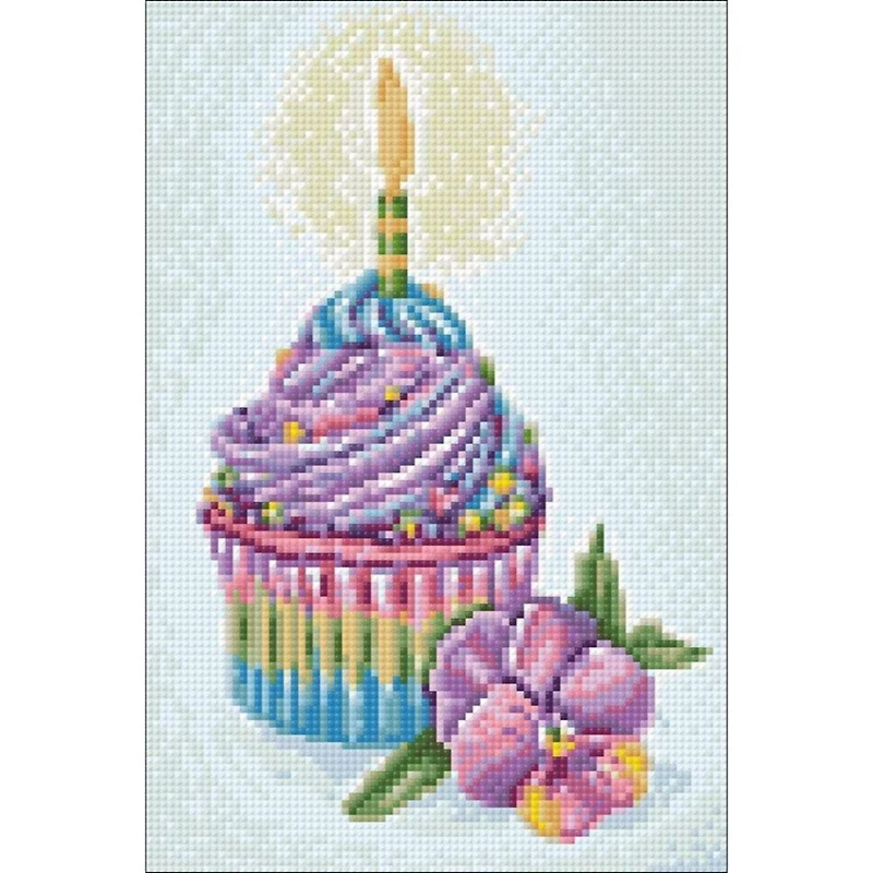 Crafting Spark Celebration Cupcake Diamond Painting Kit
