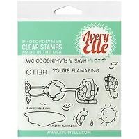 Avery Elle Flamazing Clear Stamp Set