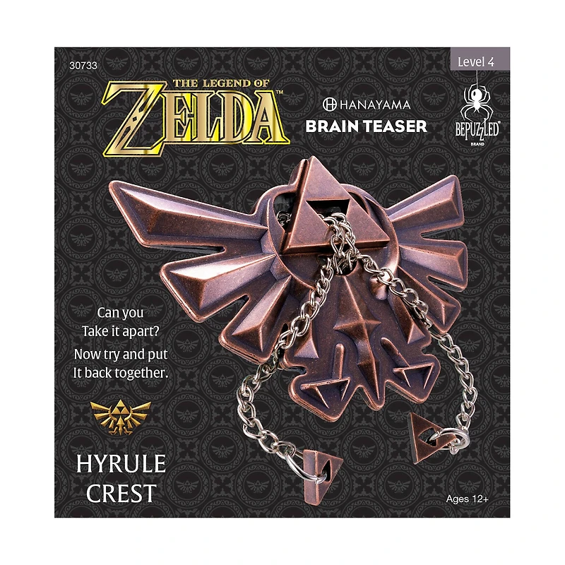 Hanayama Level 4 Cast Puzzle - The Legend of Zelda: Hyrule Crest