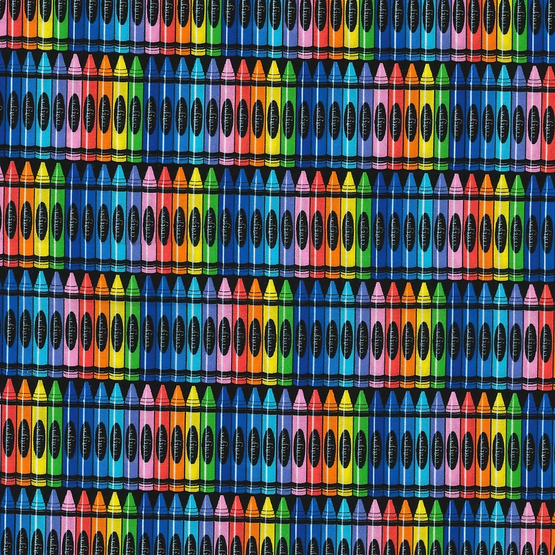 Fabric Traditions Crayons Cotton Fabric
