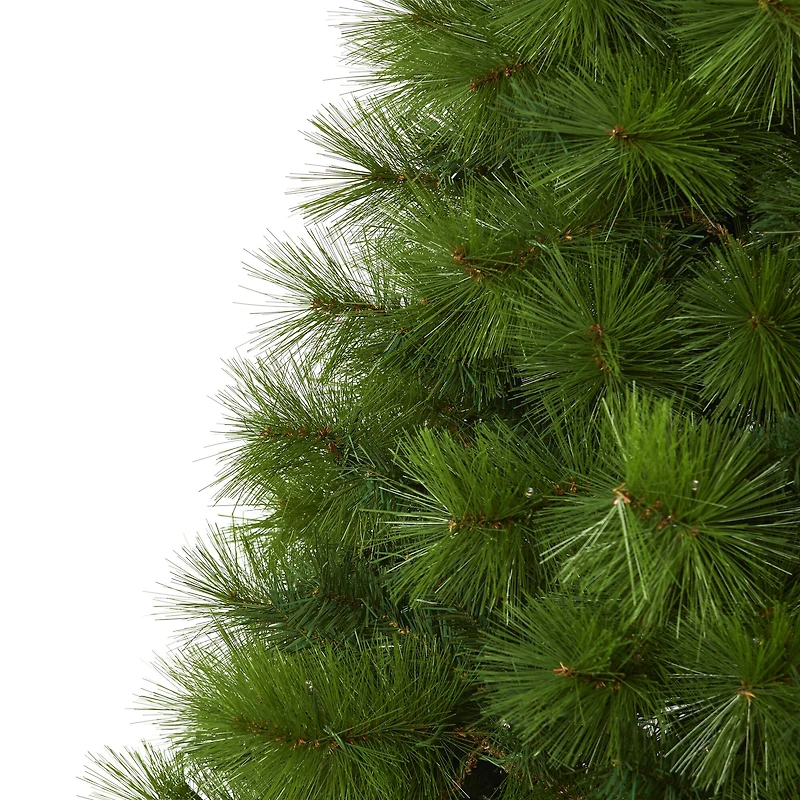 6ft. Pre-Lit Green Scotch Pine Artificial Christmas Tree with Clear LED Lights
