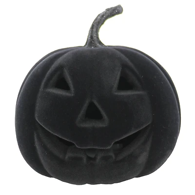 Flocked Lit Tabletop Jack-O'-Lantern by Ashland