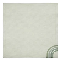 Green Rainbow 10" x 10" Cotton Twill Napkin
