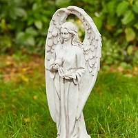 Glitzhome® 20.5" Standing Archangel Garden Statue
