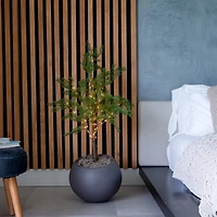 3ft. Pre-Lit Artificial Cypress Tree with Warm White LED Lights