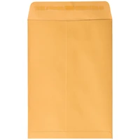 JAM Paper 7.5" x 10.5" Brown Kraft Manila Open End Catalog Envelopes