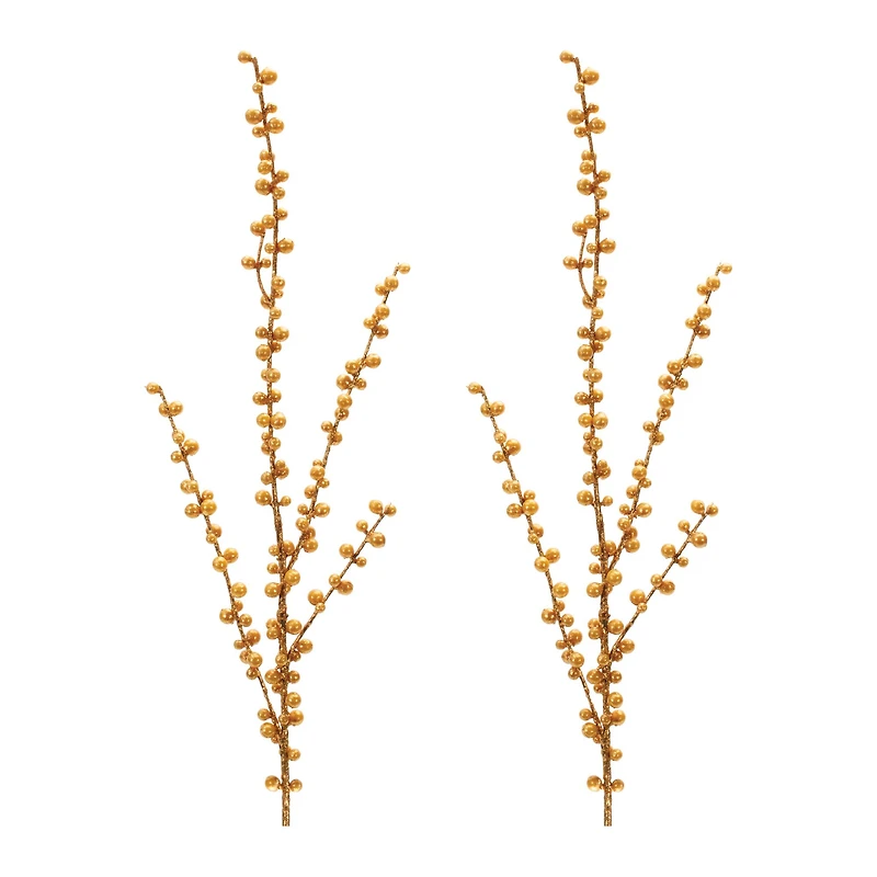 Gold Ilex Berry Sprays, 2ct.