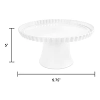 6 Pack: 10" White Melamine Cake Stand by Makery®