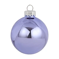 6 Pack 2.5" Shiny Glass Ball Ornaments by Ashland