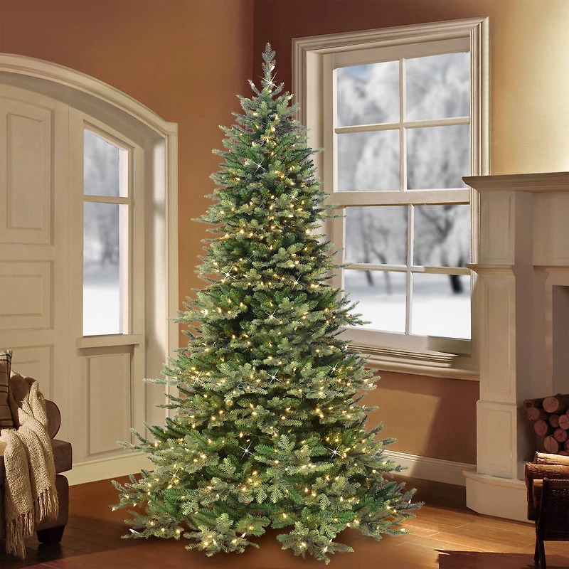 7.5ft. Pre-Lit Royal Majestic Douglas Fir Downswept Artificial Christmas Tree, Clear Lights