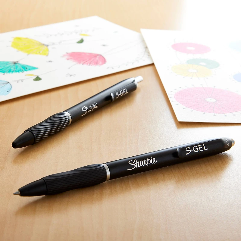 Sharpie® S-Gel™ Black Pens