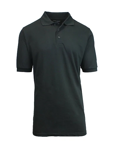 Galaxy By Harvic School Uniform Short Sleeve Men's Pique Polo Shirt