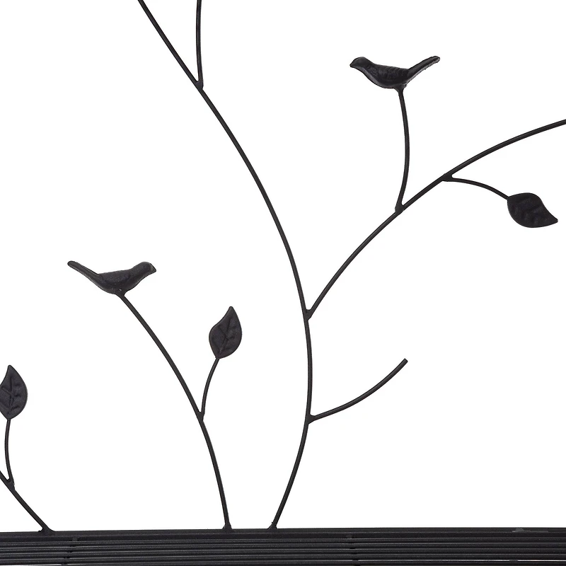 Glitzhome® 3-Tier Black Metal Plant Stand