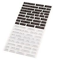 Black & White Sentiment Stickers by Recollections™
