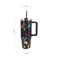 30oz. Splatter Stainless Steel Insulated Tumbler by Celebrate It