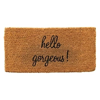 Hello Honey® Hello Gorgeous! Natural Coir Doormat