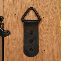 Hello Honey® 28" Natural Brown Bamboo Square Wall Mirror