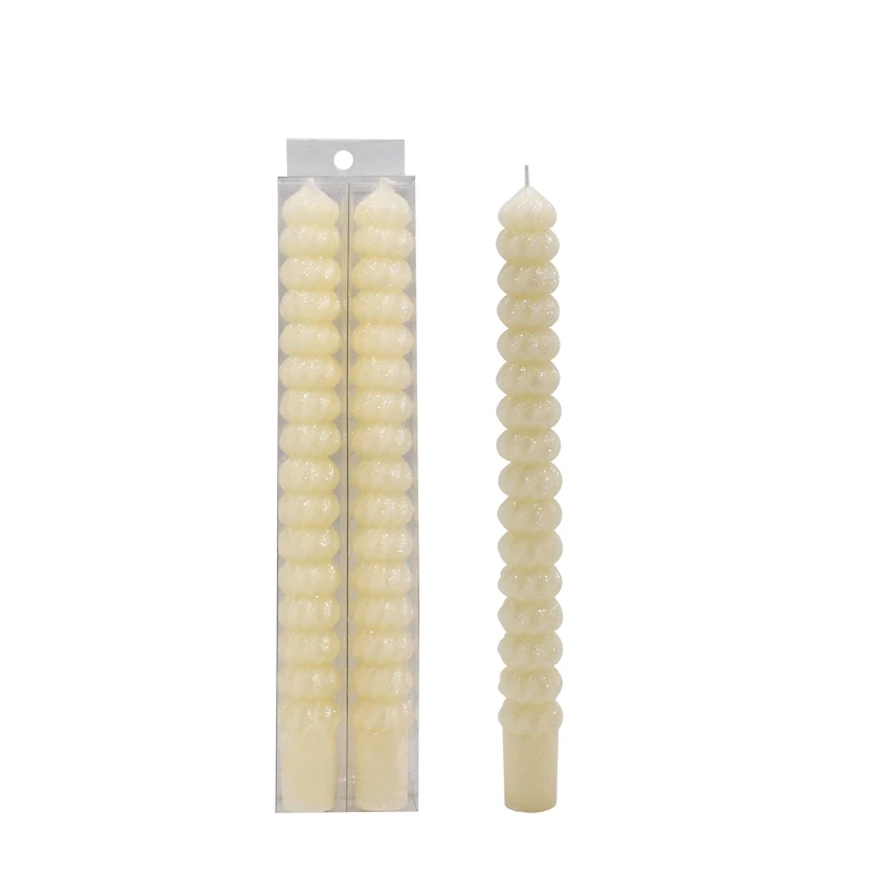 10" Ivory Meringue Taper Candles, 2ct. by Ashland®