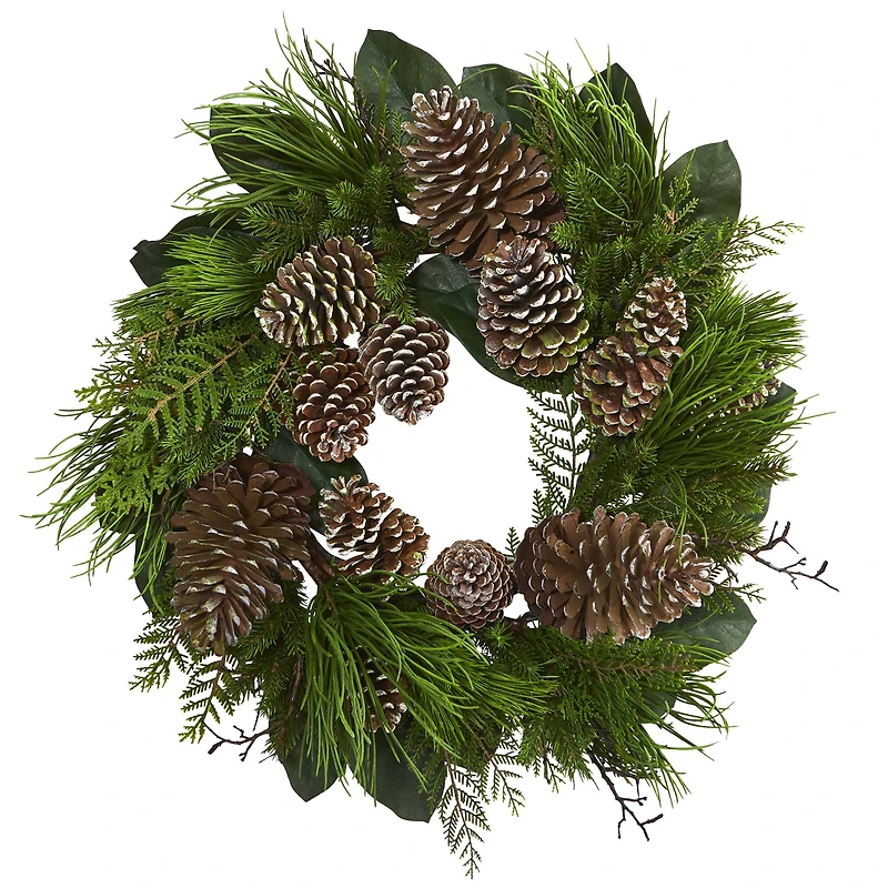 2.3ft. Pinecone & Pine Wreath