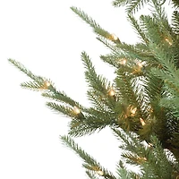 6.5ft. Pre-Lit Hillside Spruce Artificial Tree, Clear Lights