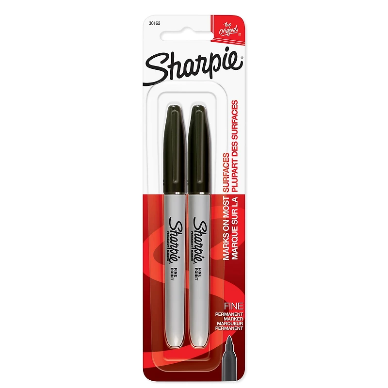12 Packs: 2 ct. (24 total) Sharpie® Fine Point Black Permanent Markers