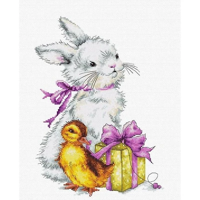 Luca-S Easter Greeting Card Counted Cross Stitch Kit