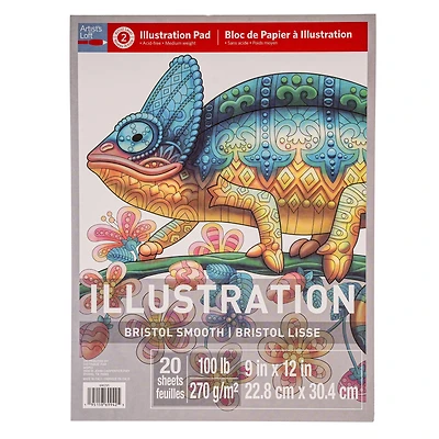 Bristol Smooth Illustration Pad by Artist's Loft™, 9" x 12"