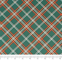 SINGER Christmas Holiday Plaid Cotton Fabric