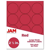 JAM Paper 2.5" Circle Product & Container Labels