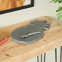 Black Marble Cutting Board & Cheese Knife Set