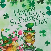 Joyful Leprechauns Outdoor Garden Flag