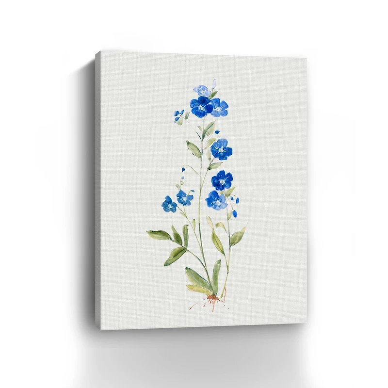 Petite Blue II Canvas Giclee