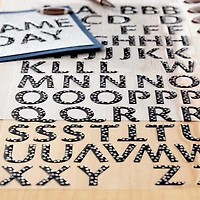 Shaker Stars Alphabet Stickers by Recollections™