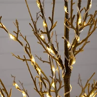 4ft. Pre-Lit LED Twig Tree