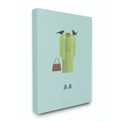 Stupell Industries The Birds Character's Fashion Canvas Wall Art