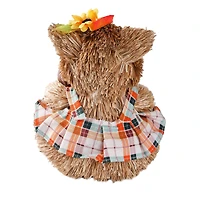 6.75" Sitting Fox with Mushrooms Natural Décor by Ashland®