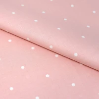 SINGER Pink Dots Cotton Fabric
