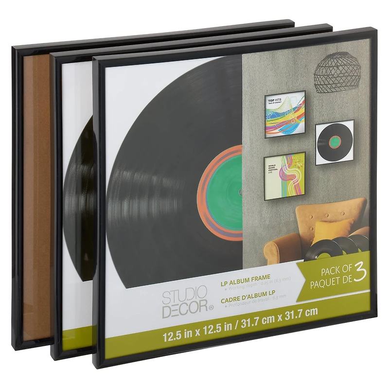 3 Pack LP Album Frames by Studio Décor®