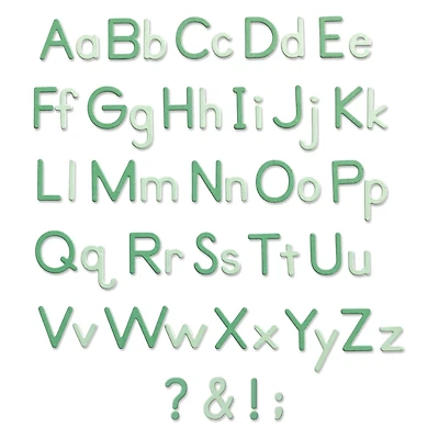 Sizzix® Thinlits® Essential Type by Lisa Jones Die Set