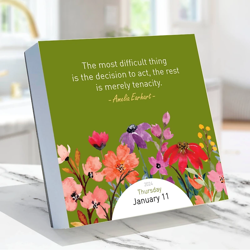 TF Publishing 2024 Seize the Day Daily Desktop Calendar