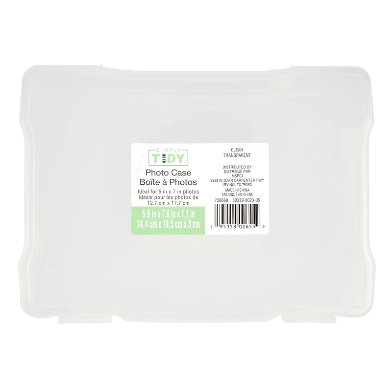 Plastic Photo Case by Simply Tidy