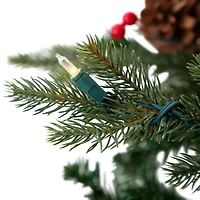4.5ft. Pre-Lit Real Touch™ Mixed Noble Spruce Artificial Christmas Tree, Warm White Lights